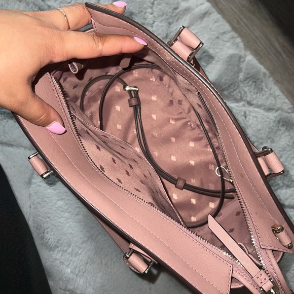 Kate Spade ♠️ Mauve Pink Crossbody Satchel - Picture 6 of 7